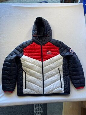 Rokka&Rolla USA Puffer Jacket with Hood